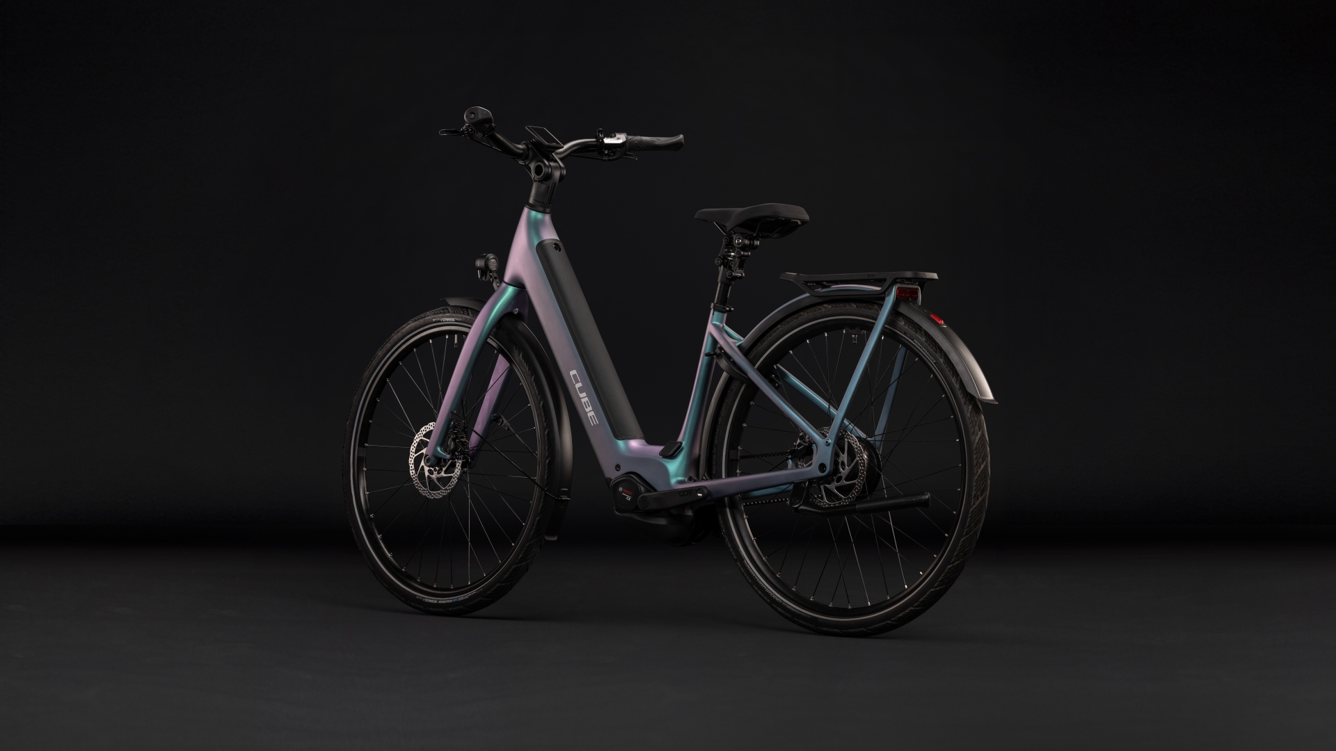CUBE Supreme Hybrid C:62 Deluxe SLX 600 — vélo de trekking, Urban Cycle Nantes — vue 5
