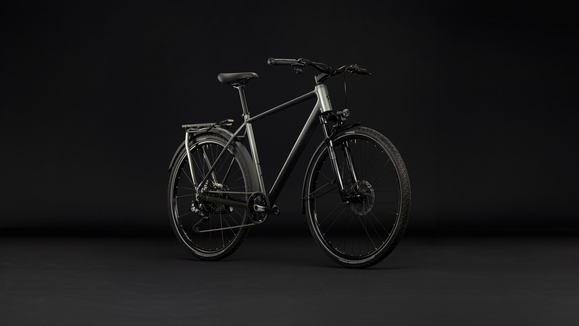 CUBE Kathmandu SLT flashgrey´n´chrome — vélo de trekking, Urban Cycle Nantes