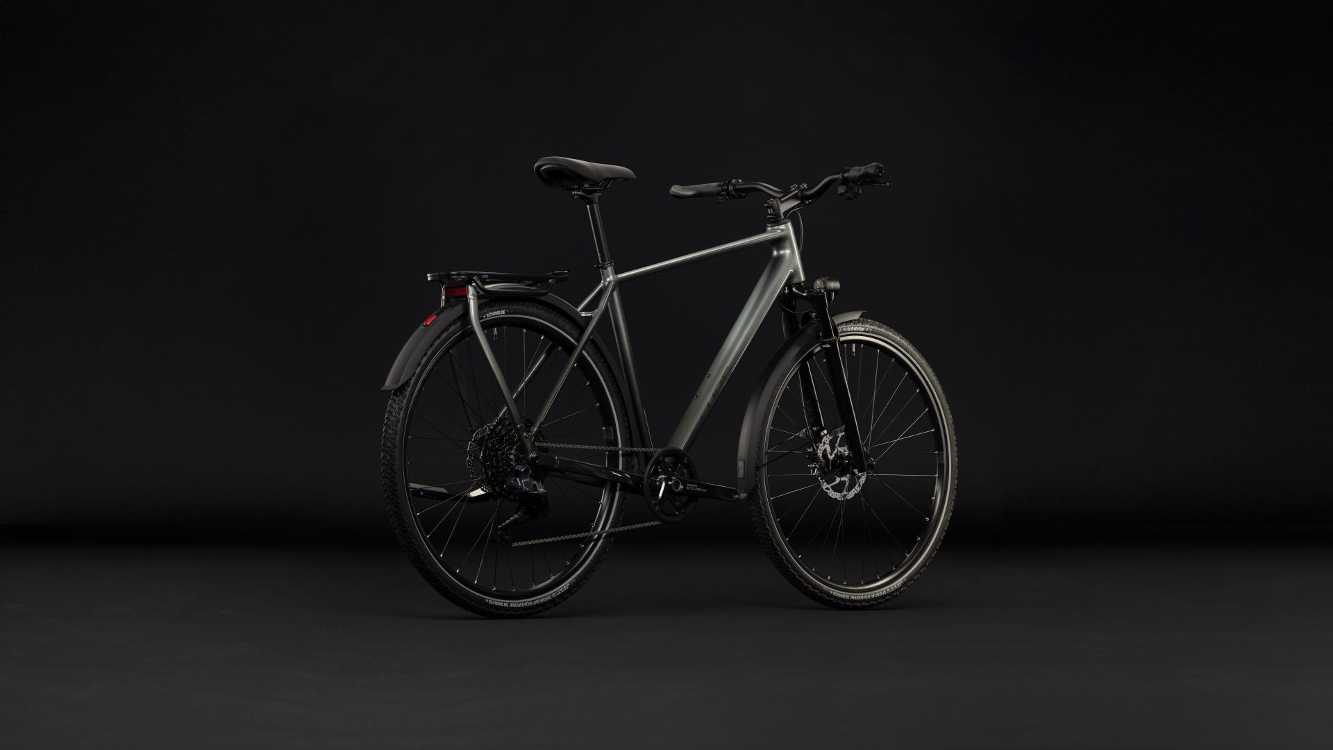 CUBE Kathmandu SLT flashgrey´n´chrome — vélo de trekking, Urban Cycle Nantes — vue 2