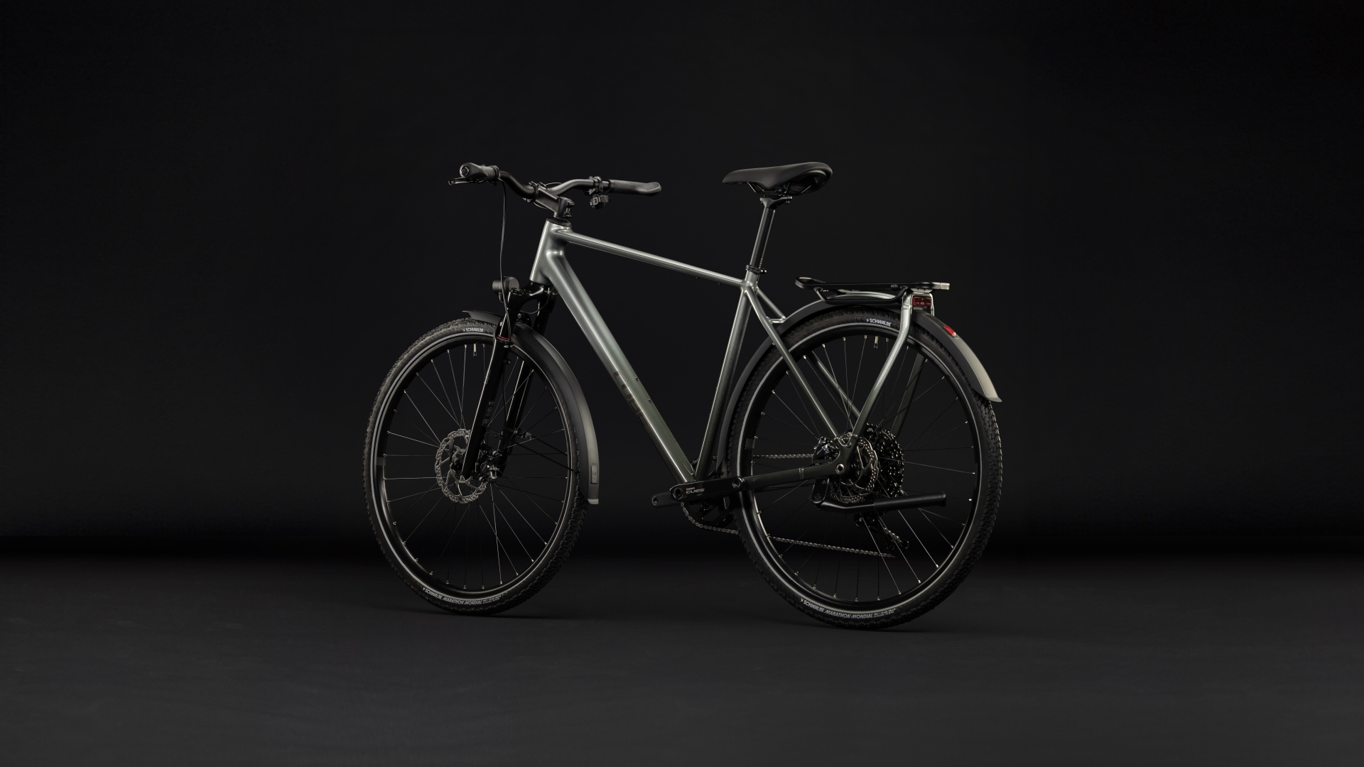 CUBE Kathmandu SLT flashgrey´n´chrome — vélo de trekking, Urban Cycle Nantes — vue 4