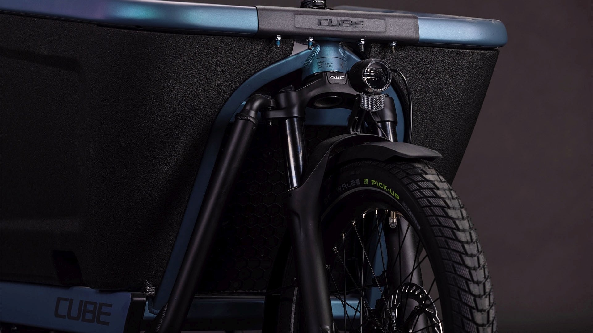 CUBE Cargo Hybrid Comfort Pro 800 — vélo cargo, Urban Cycle Nantes — vue 11