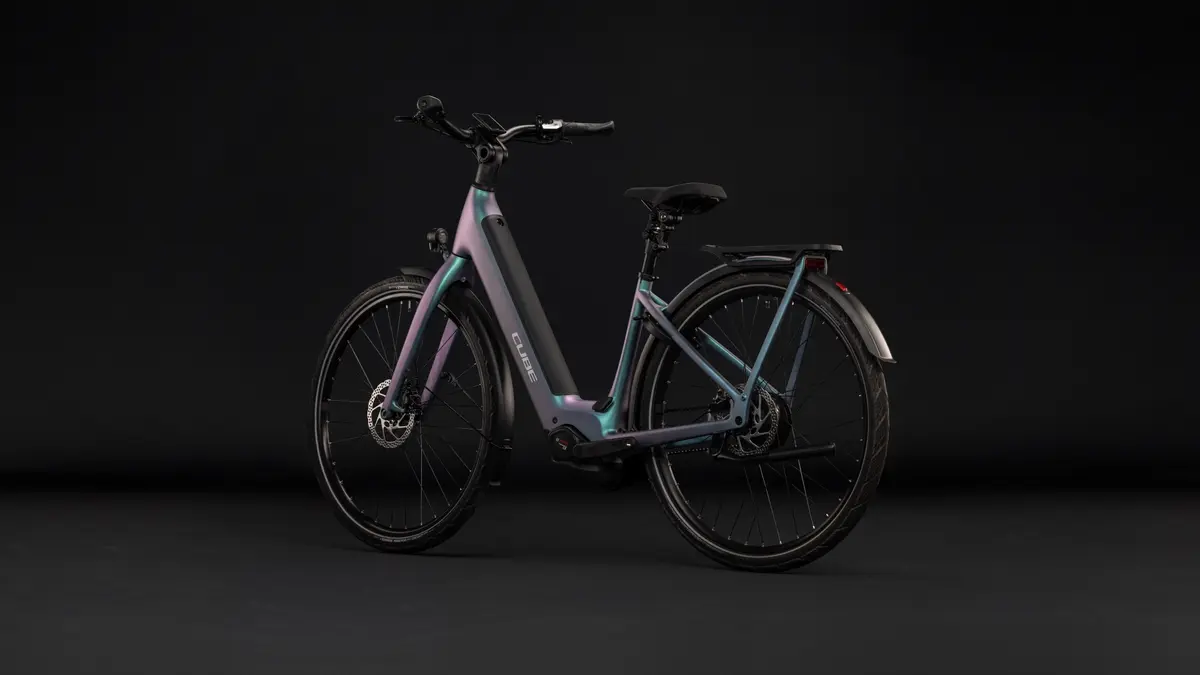 CUBE Supreme Hybrid C:62 Deluxe SLX 600 — vélo de trekking, Urban Cycle Nantes — vue 5