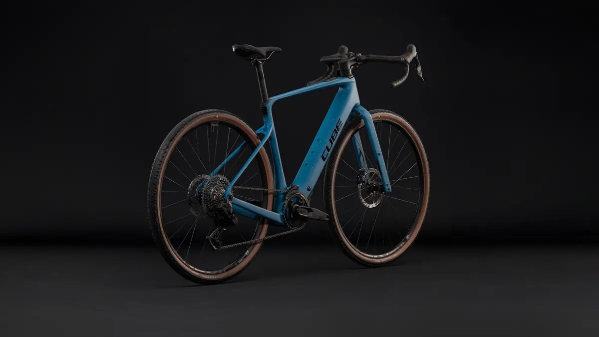 CUBE Nuroad Hybrid C:62 EXC 400X — gravel, Urban Cycle Nantes — vue 3