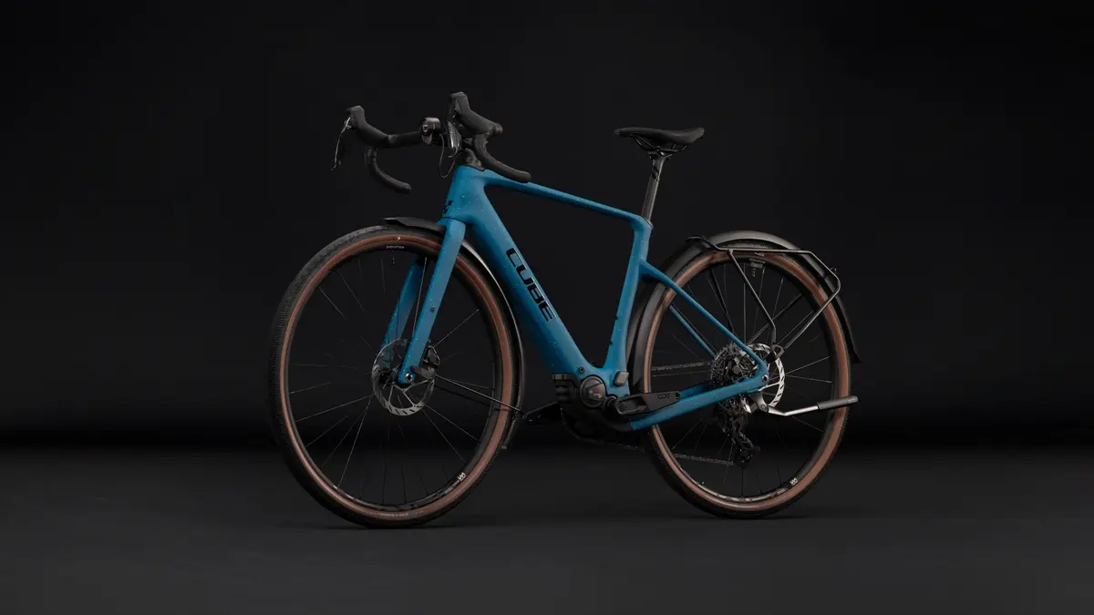 CUBE Nuroad Hybrid C:62 EXC 400X FE — gravel, Urban Cycle Nantes — vue 4