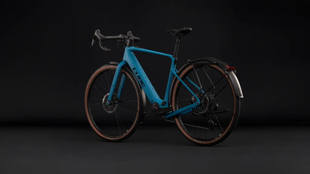 CUBE Nuroad Hybrid C:62 EXC 400X FE — gravel, Urban Cycle Nantes — vue 5