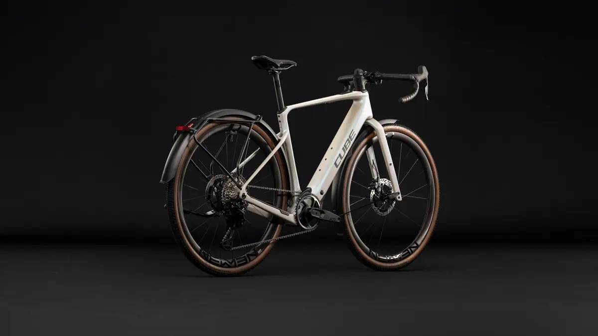 CUBE Nuroad Hybrid C:62 SLX 400X FE — gravel, Urban Cycle Nantes — vue 3
