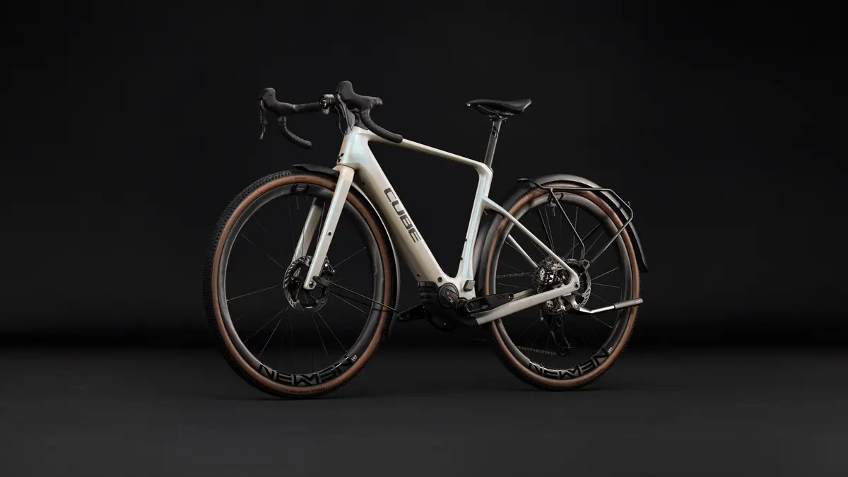 CUBE Nuroad Hybrid C:62 SLX 400X FE — gravel, Urban Cycle Nantes — vue 4