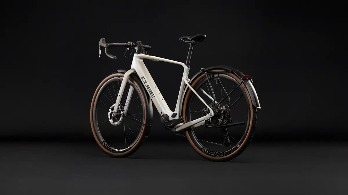 CUBE Nuroad Hybrid C:62 SLX 400X FE — gravel, Urban Cycle Nantes — vue 5