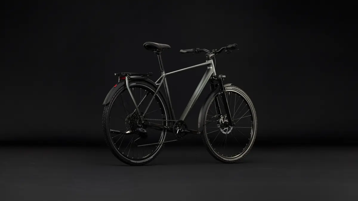 CUBE Kathmandu SLT flashgrey´n´chrome — vélo de trekking, Urban Cycle Nantes — vue 3