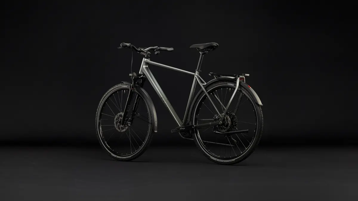 CUBE Kathmandu SLT flashgrey´n´chrome — vélo de trekking, Urban Cycle Nantes — vue 5