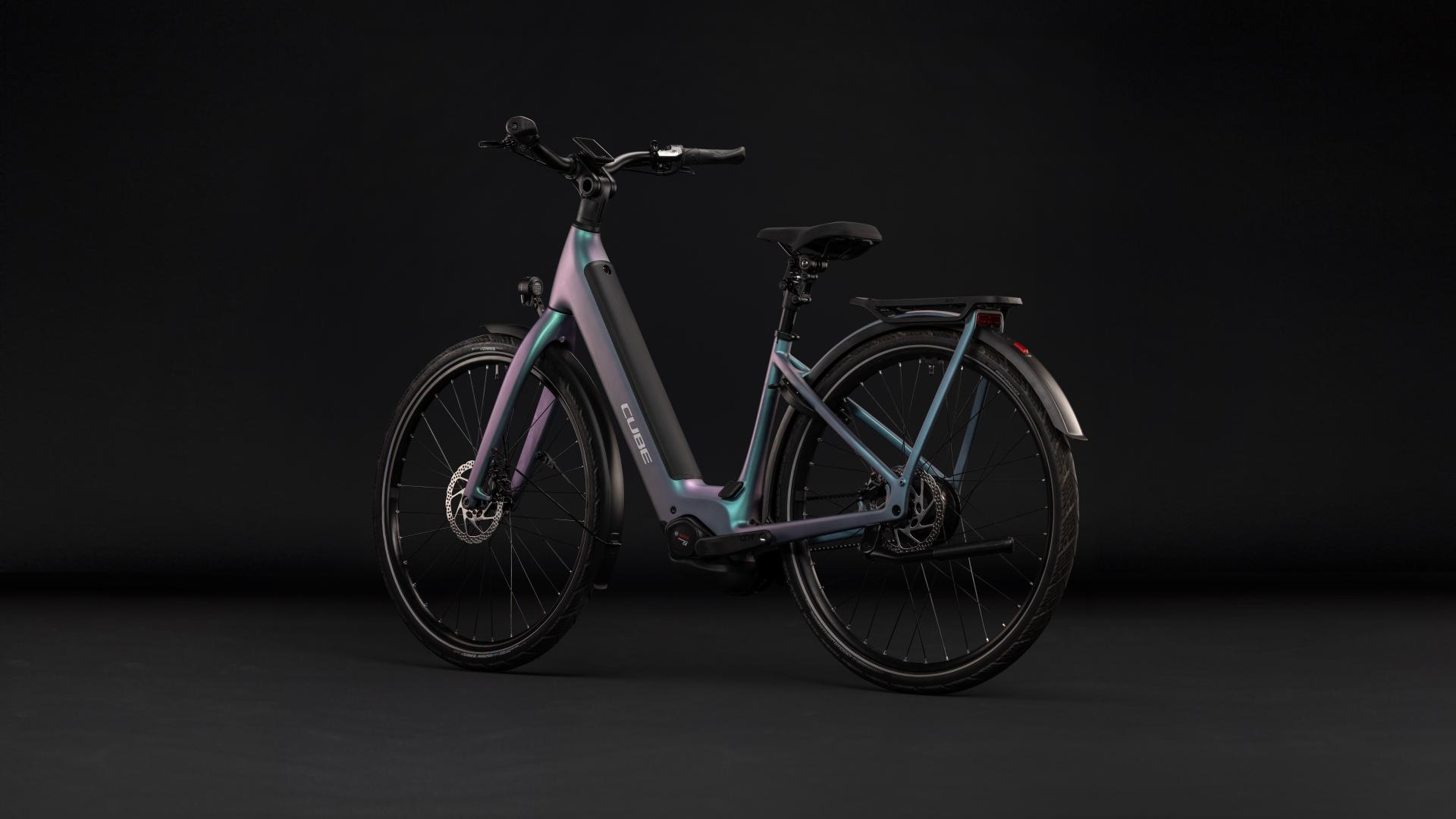 CUBE Supreme Hybrid C:62 Deluxe SLX 600 — vélo de trekking, Urban Cycle Nantes — vue 5