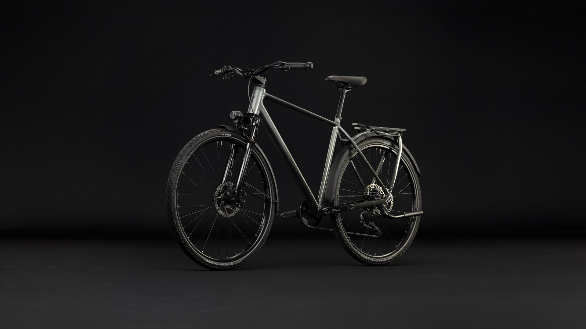 CUBE Kathmandu SLT flashgrey´n´chrome — vélo de trekking, Urban Cycle Nantes — vue 4