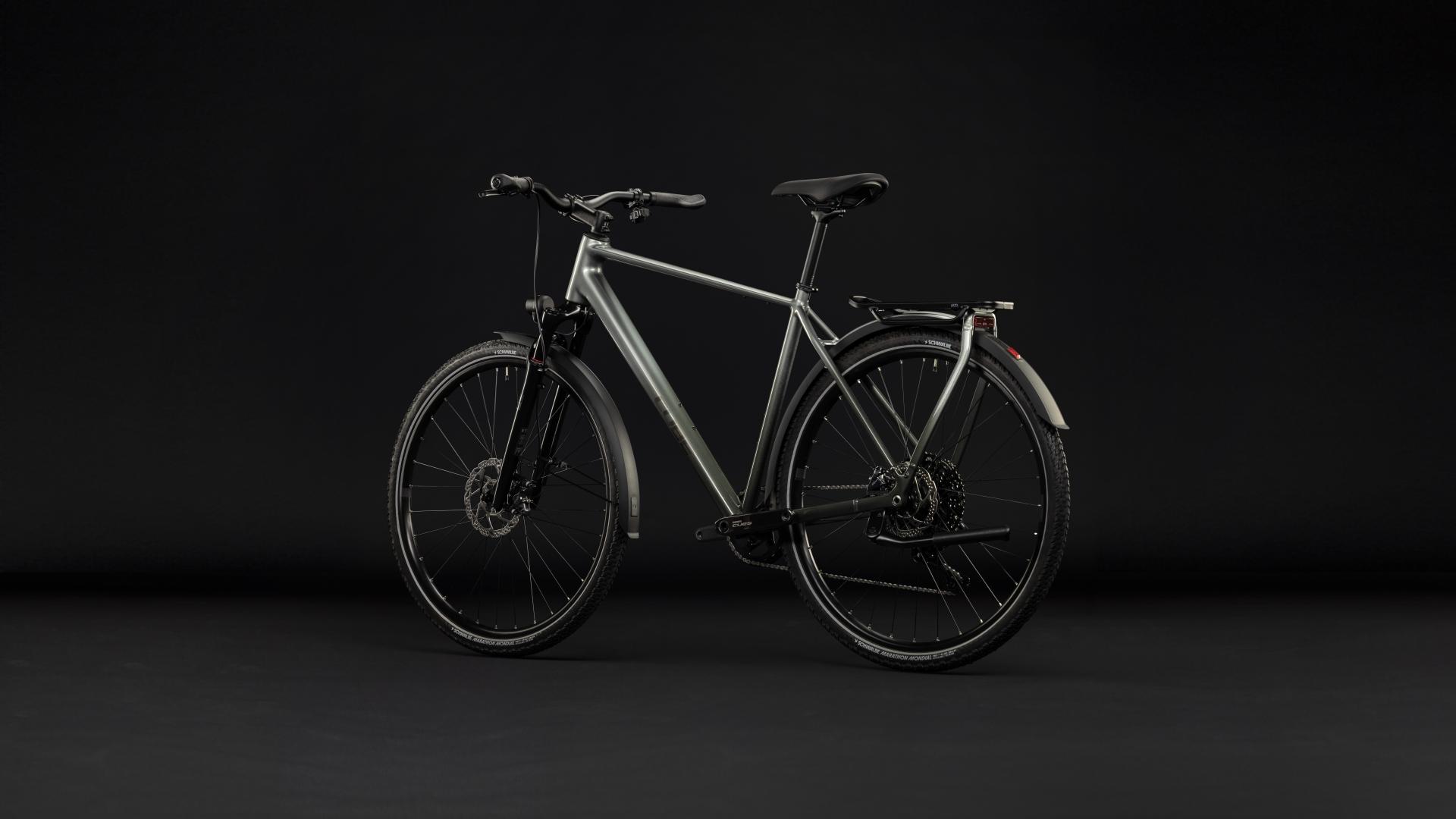 CUBE Kathmandu SLT flashgrey´n´chrome — vélo de trekking, Urban Cycle Nantes — vue 5