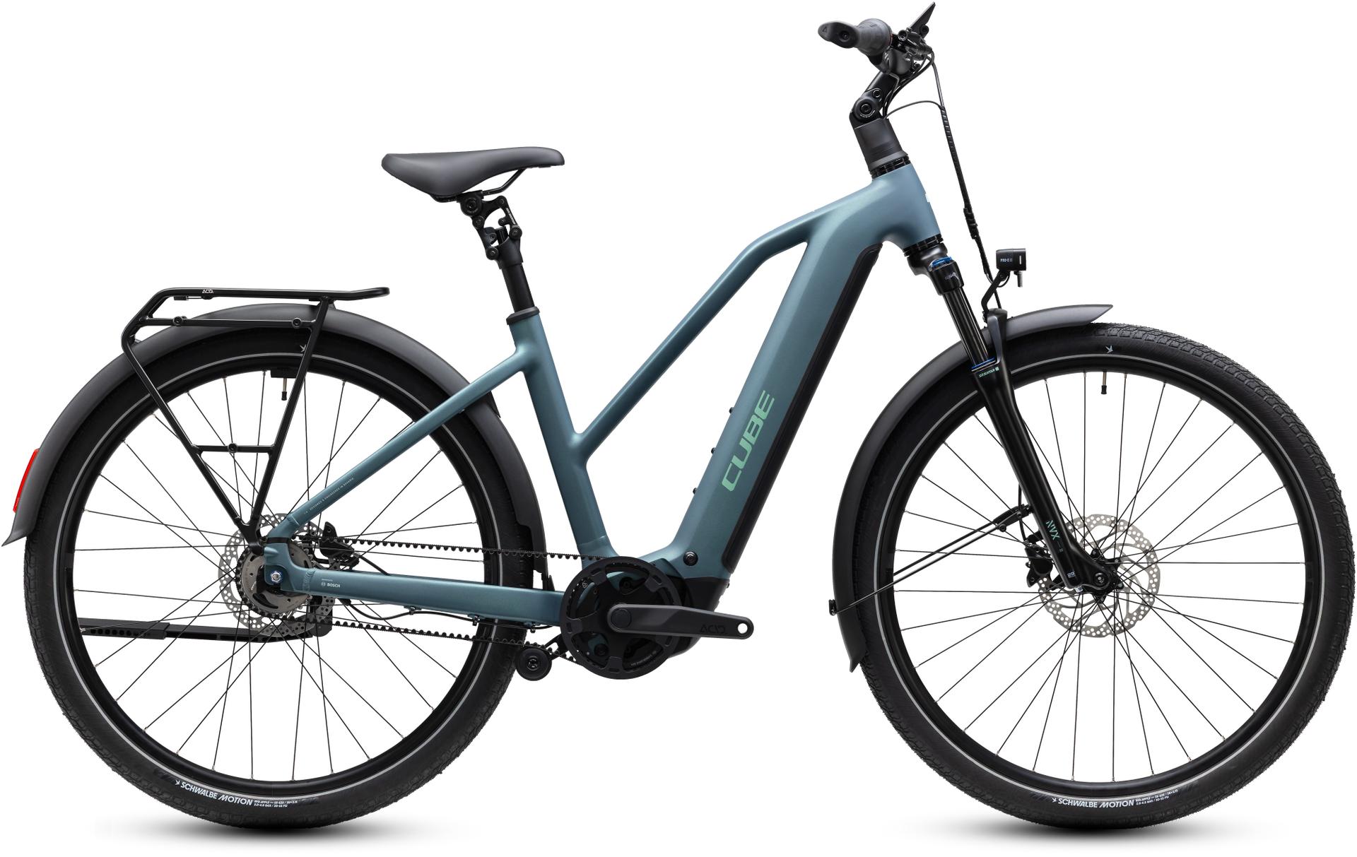 CUBE Touring Hybrid Deluxe SLX 800 — vélo de trekking, Urban Cycle Nantes — vue 6