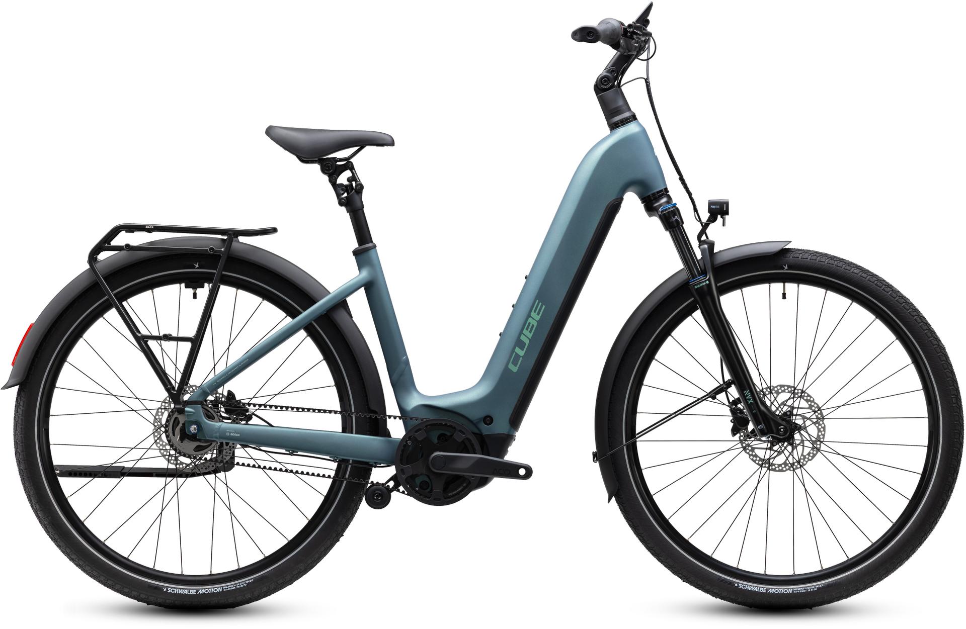 CUBE Touring Hybrid Deluxe SLX 800 — vélo de trekking, Urban Cycle Nantes — vue 7